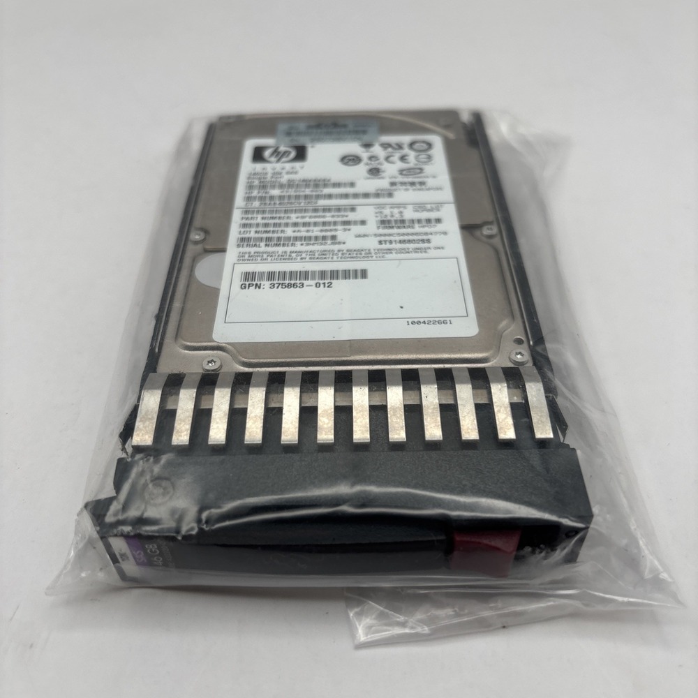 HP‎ 146GB 10K SAS Single Port Hard Drive Model: DG146ABAB4 - Picture 2 of 3